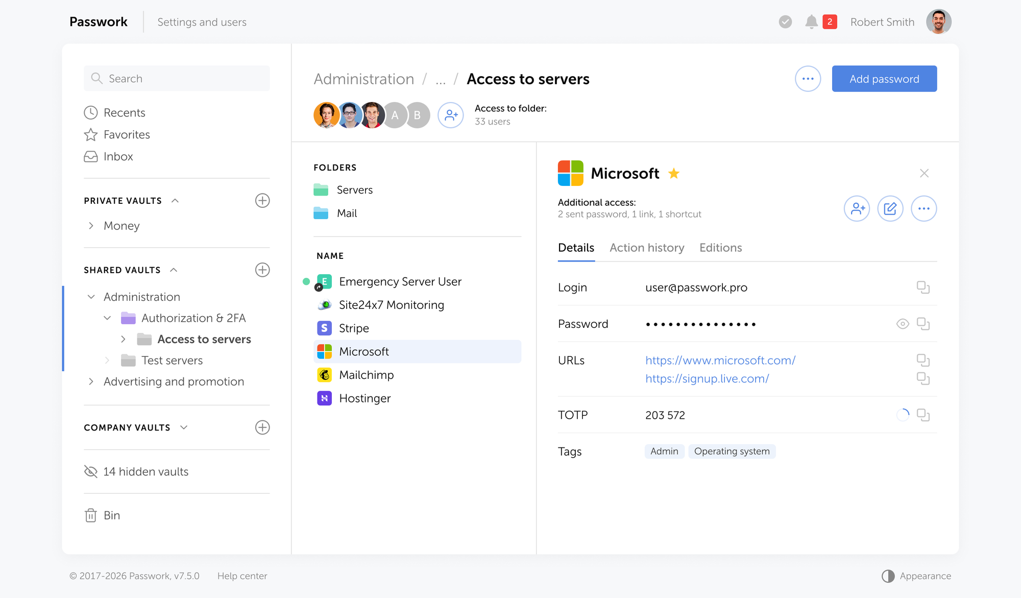 Passwork provides all of these capabilities as a self-hosted solution deployed within your own infrastructure. 